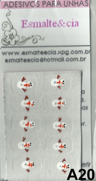 Adesivo artesanal para unhas