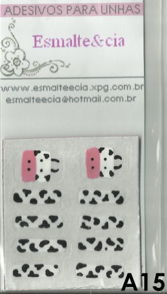 Adesivo artesanal para unhas