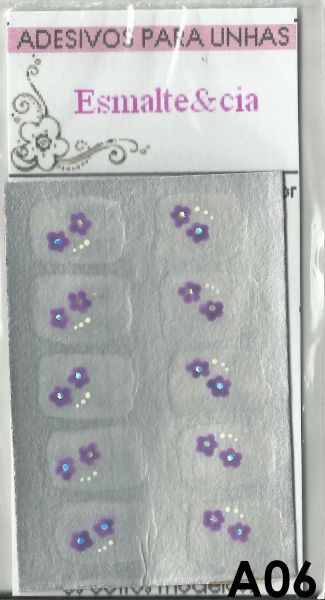 Adesivo artesanal para unhas
