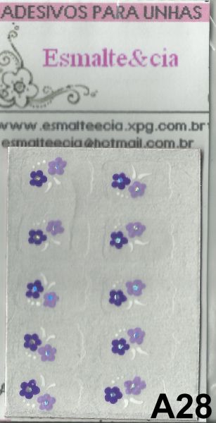 Adesivo artesanal para unhas